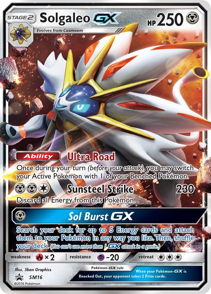 Solgaleo GX SM16 Sun & Moon - Black Star Promo