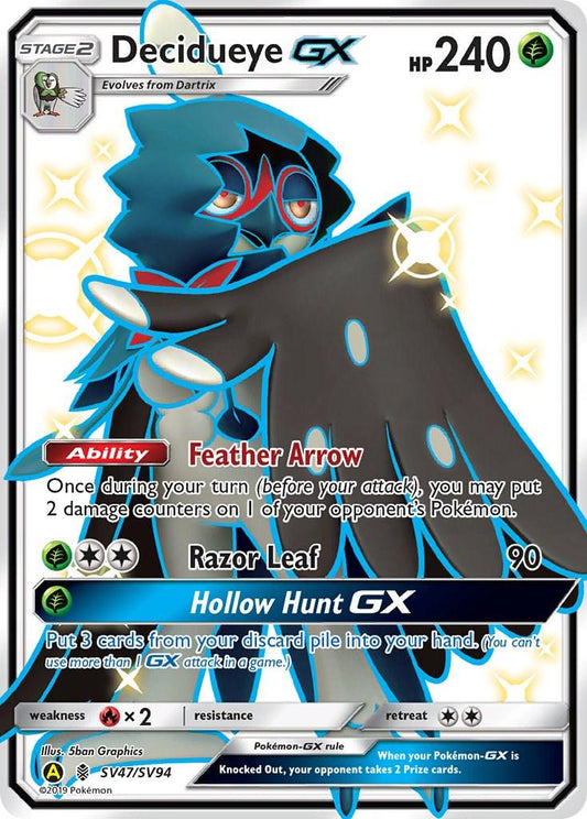 Decidueye GX SV47/SV94 Hidden Fates